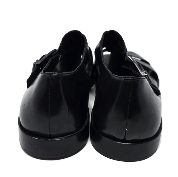 Men\'s Black Leather Sandals